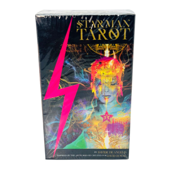 Starman David Bowie Mini Tarot Cards Deck & QR Guidebook - Picture 1 of 7